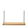 Ejvind A. Johansson B145 - Hylde m/beslag - Eg - Sort - 22 x 45 Outlet
