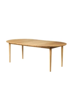 Unit10 C62E Bjørk - Spisebord m/2 tillægsplader - Eg Hot