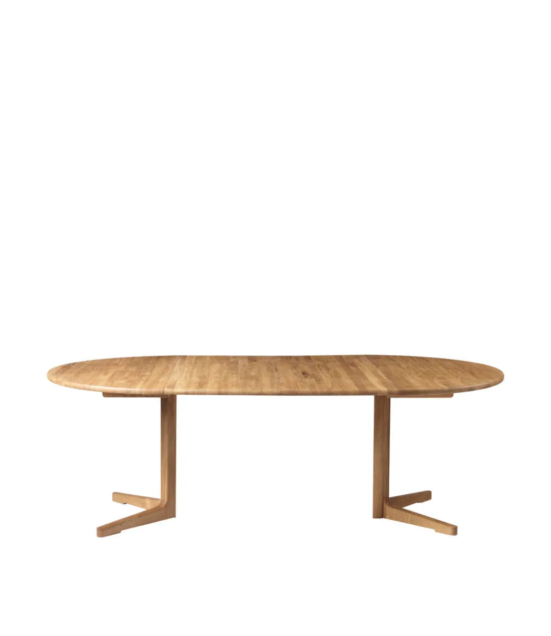 Nissen & Gehl C69E Ry - Spisebord m/2 tillægsplader - Eg