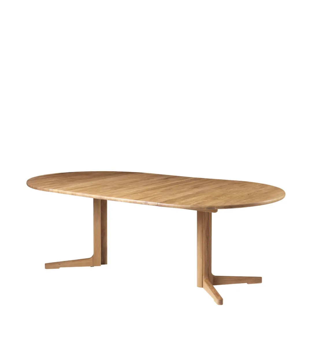 Nissen & Gehl C69E Ry - Spisebord m/2 tillægsplader - Eg