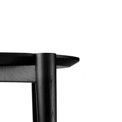 Stine Lundgaard Weigelt D102 Søs - Sofabord - Eg - Jet Black - Ø70 Clearance
