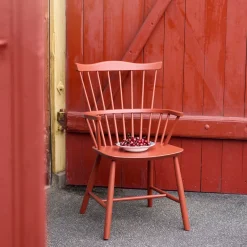 Børge Mogensen J52B - Stol - Bøg - Brick Red Sale