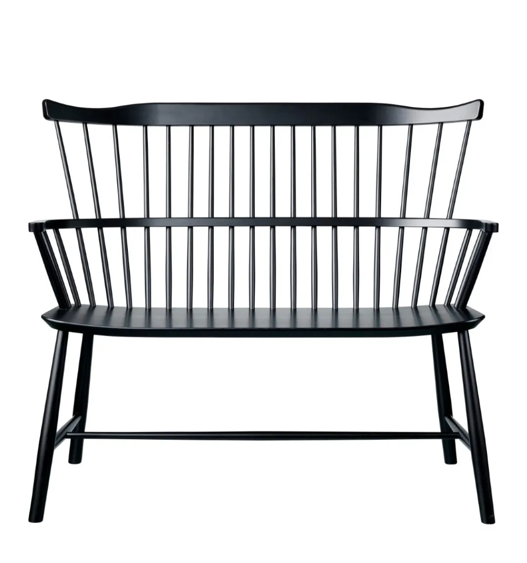 Børge Mogensen J52D - Bænk - Bøg - Jet Black New