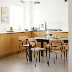 Jakob Thau J183 - Holmen - Stabelstol m. armlæn - Stål - Eg Outlet