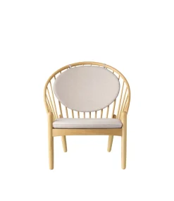 Poul M. Volther J166 Jørna - Stol - Eg - Beige (61) Clearance