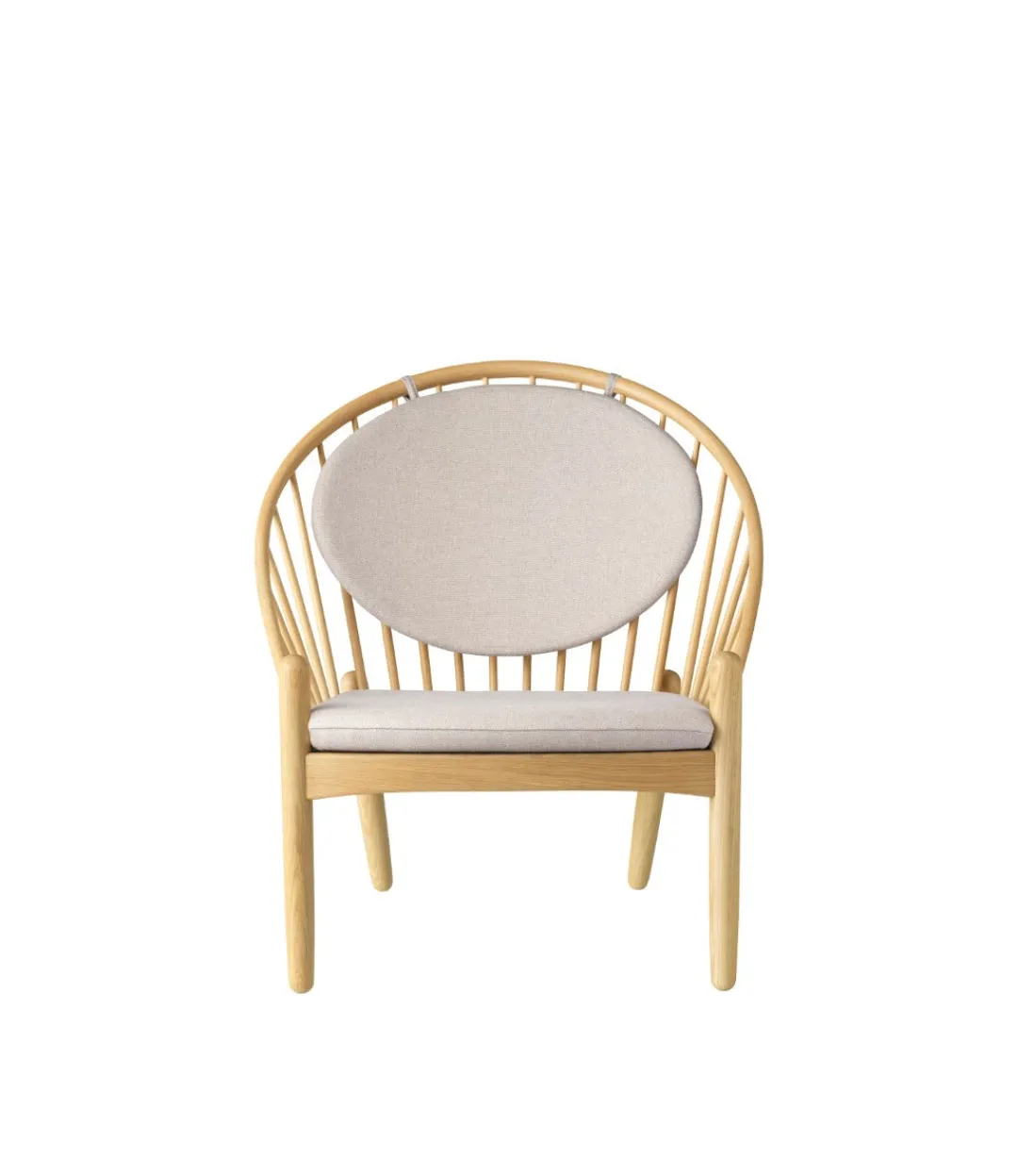 Poul M. Volther J166 Jørna - Stol - Eg - Beige (61) Clearance