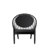 Poul M. Volther J166 Jørna - Stol - Jet Black - Dark Grey Outlet