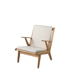 Poul M. Volther J53 - Lænestol - Eg - Beige