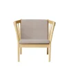 Erik Ole Jørgensen J146 - Lænestol - Eg - Beige (61)