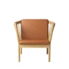 Erik Ole Jørgensen J146 - Lænestol - Eg - Cognac læder Discount
