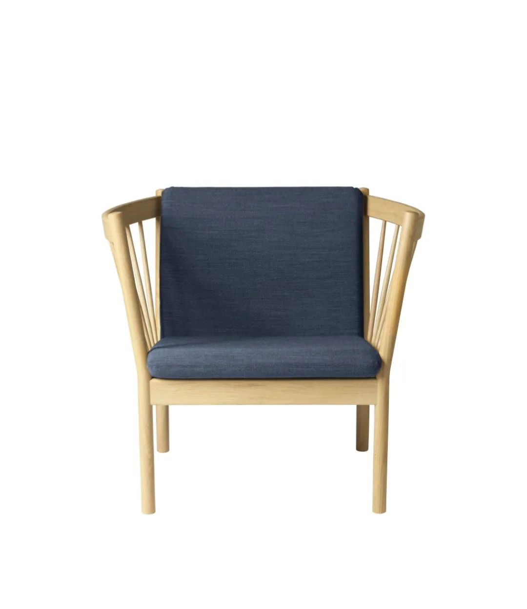 Erik Ole Jørgensen J146 - Lænestol - Eg - Dark Blue (4125) Outlet