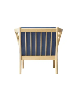 Erik Ole Jørgensen J146 - Lænestol - Eg - Dark Blue (36) Sale