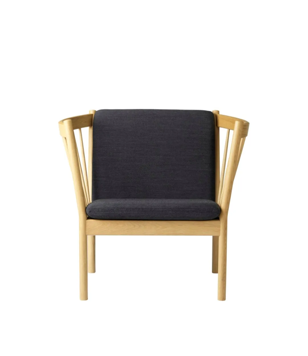 Erik Ole Jørgensen J146 - Lænestol - Eg - Dark Grey (4013) Outlet