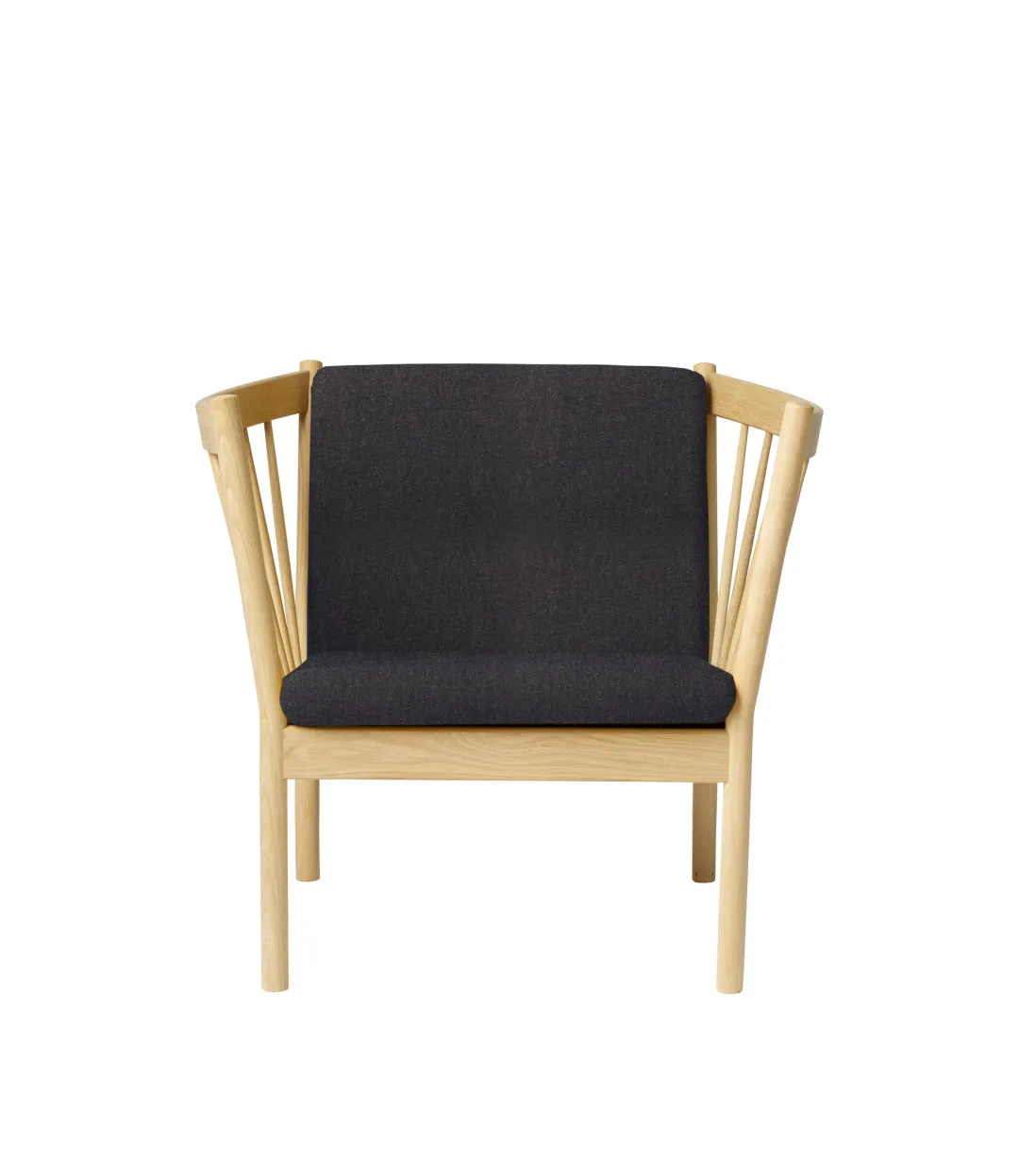 Erik Ole Jørgensen J146 - Lænestol - Eg - Dark Grey (28) Discount