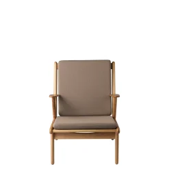 Poul M. Volther J53 - Lænestol - Eg - Taupe Sale