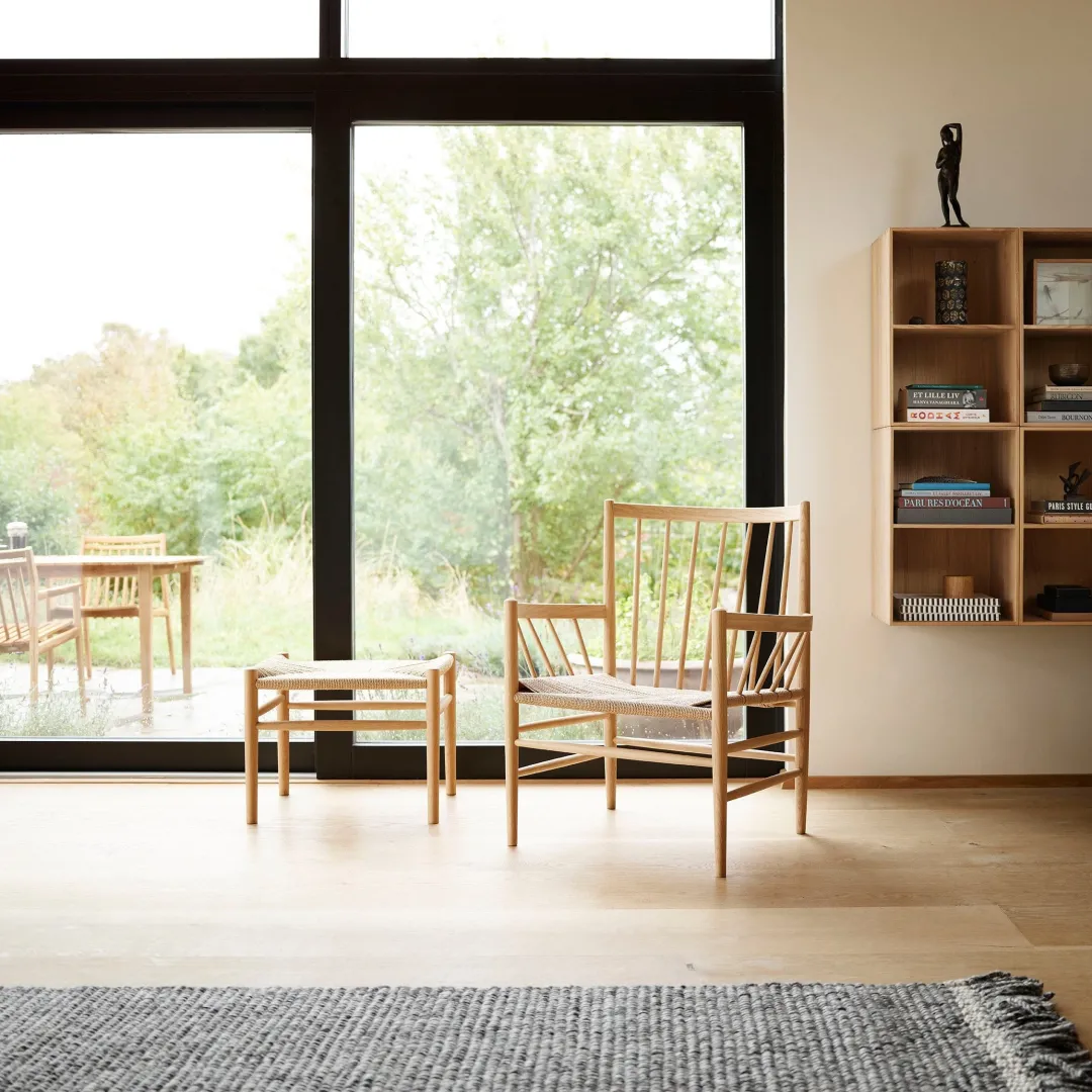 Jørgen Bækmark J82 - Loungestol - Eg New