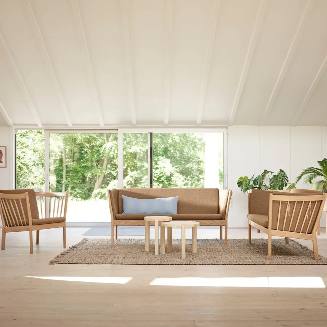 Erik Ole Jørgensen J149 - 3 pers. sofa - Eg - Brown (15) Sale