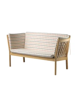 Erik Ole Jørgensen J148 - 2 pers. sofa - Eg - Red (14)