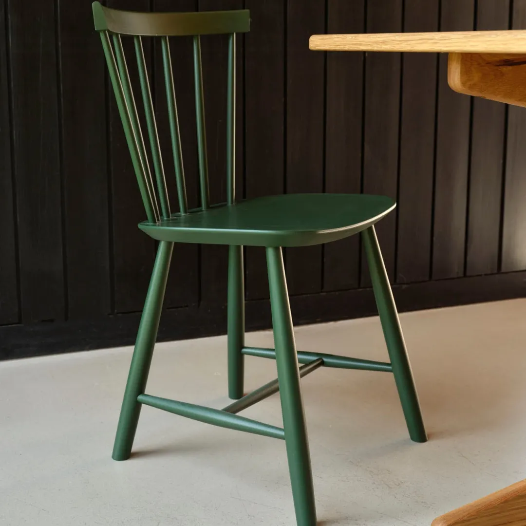 Poul M. Volther J46 - Stol - Bøg - Bottle Green Online