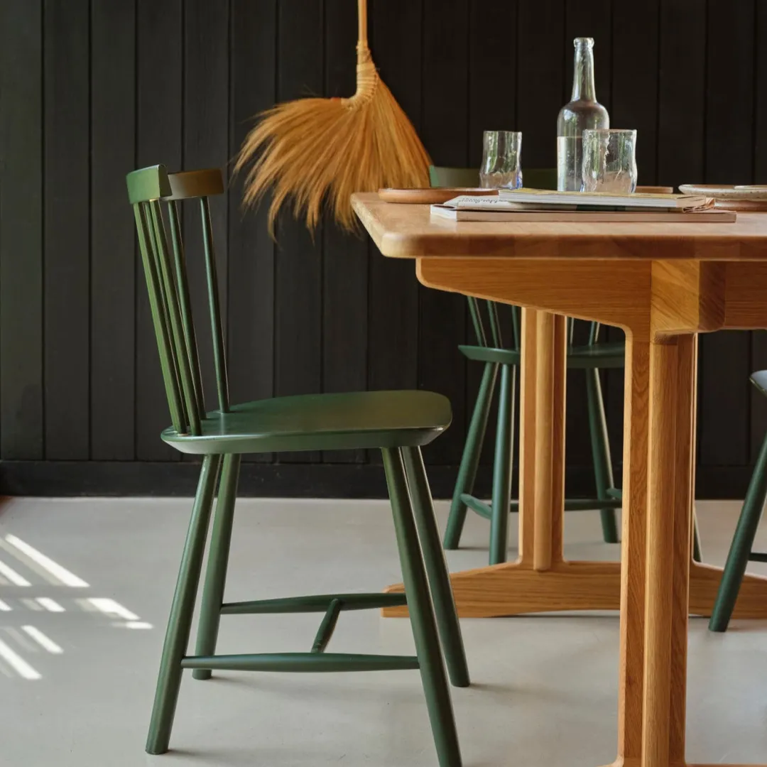Poul M. Volther J46 - Stol - Bøg - Bottle Green Online