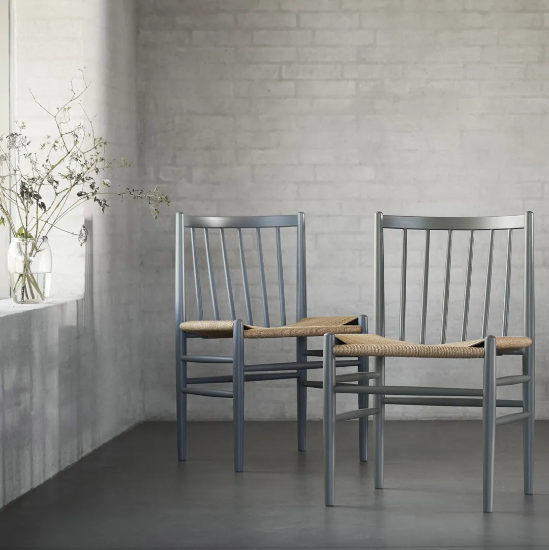 Jørgen Bækmark J80 - Stol - 2 stk - Bøg - Blue Grey Discount