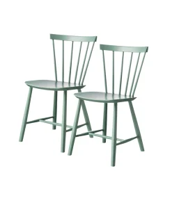 Poul M. Volther J46 - Stol - 2 stk - Bøg - Dusty Green Hot
