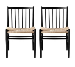 Jørgen Bækmark J80 - Stol - 2 stk - Bøg - Jet Black Online