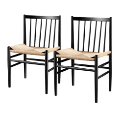 Jørgen Bækmark J80 - Stol - 2 stk - Bøg - Jet Black Online