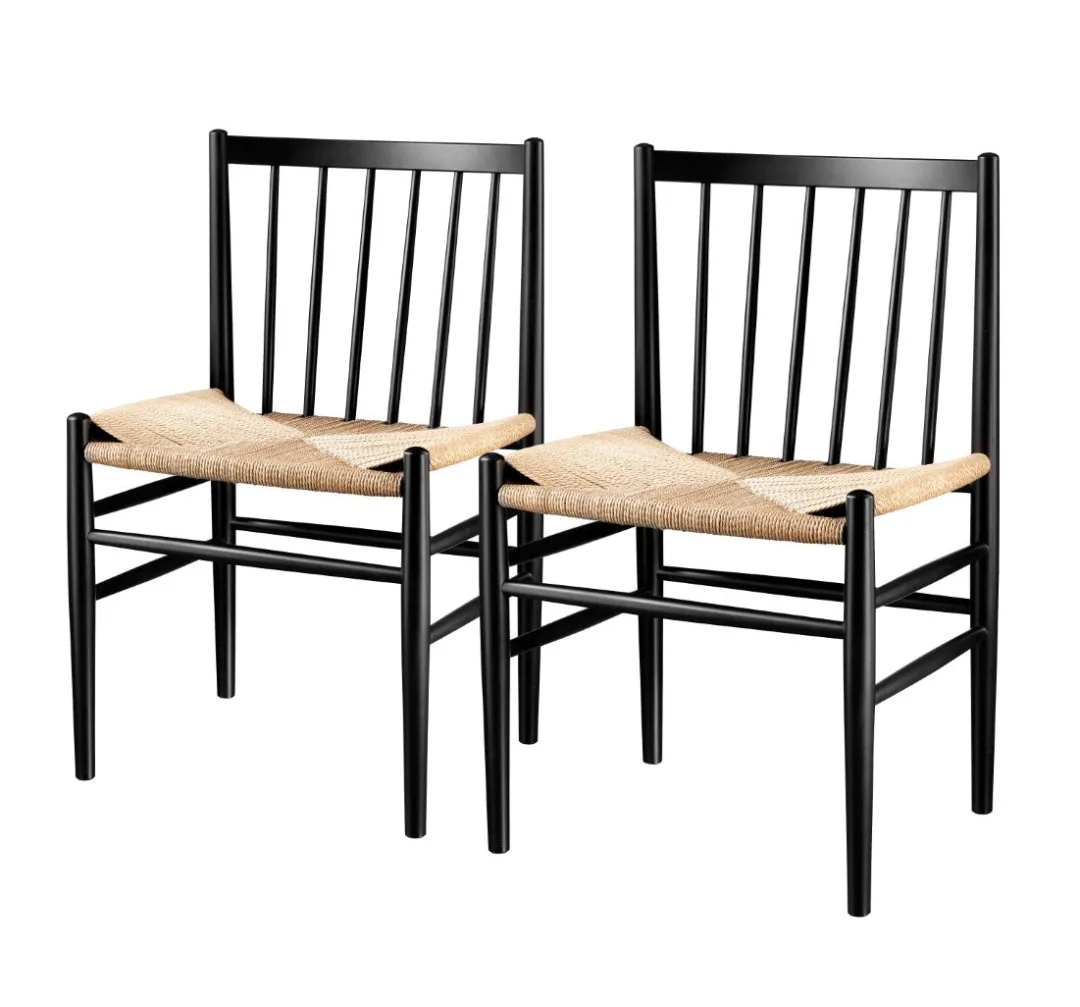Jørgen Bækmark J80 - Stol - 2 stk - Bøg - Jet Black Online