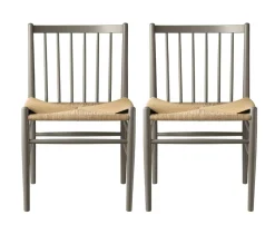 Jørgen Bækmark J80 - Stol - 2 stk - Bøg - Moss Grey New