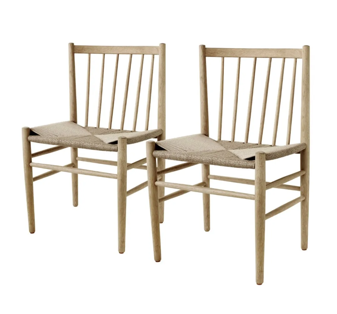 Jørgen Bækmark J80 - Stol - 2 stk - Eg - Olieret Outlet