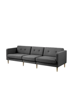 Unit10 L42 Firhøj - Højre modul 90 - Eg - Dark Grey Hot