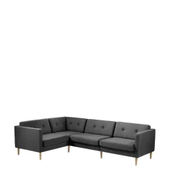Unit10 L42 Firhøj - Højre modul 90 - Eg - Dark Grey Hot
