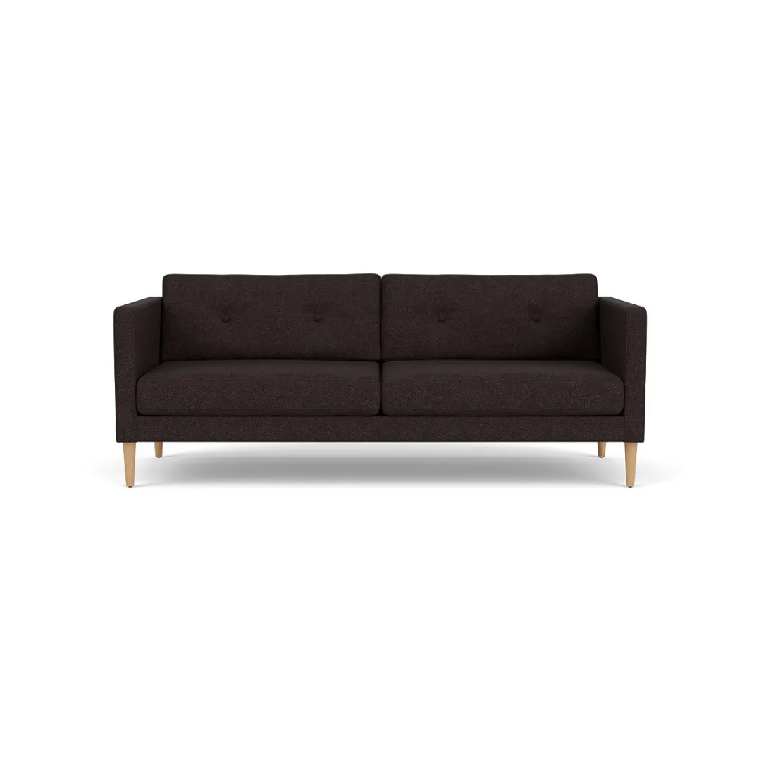 Unit10 L42 Firhøj - 2,5 pers. sofa - Eg - Black-Brown Clearance
