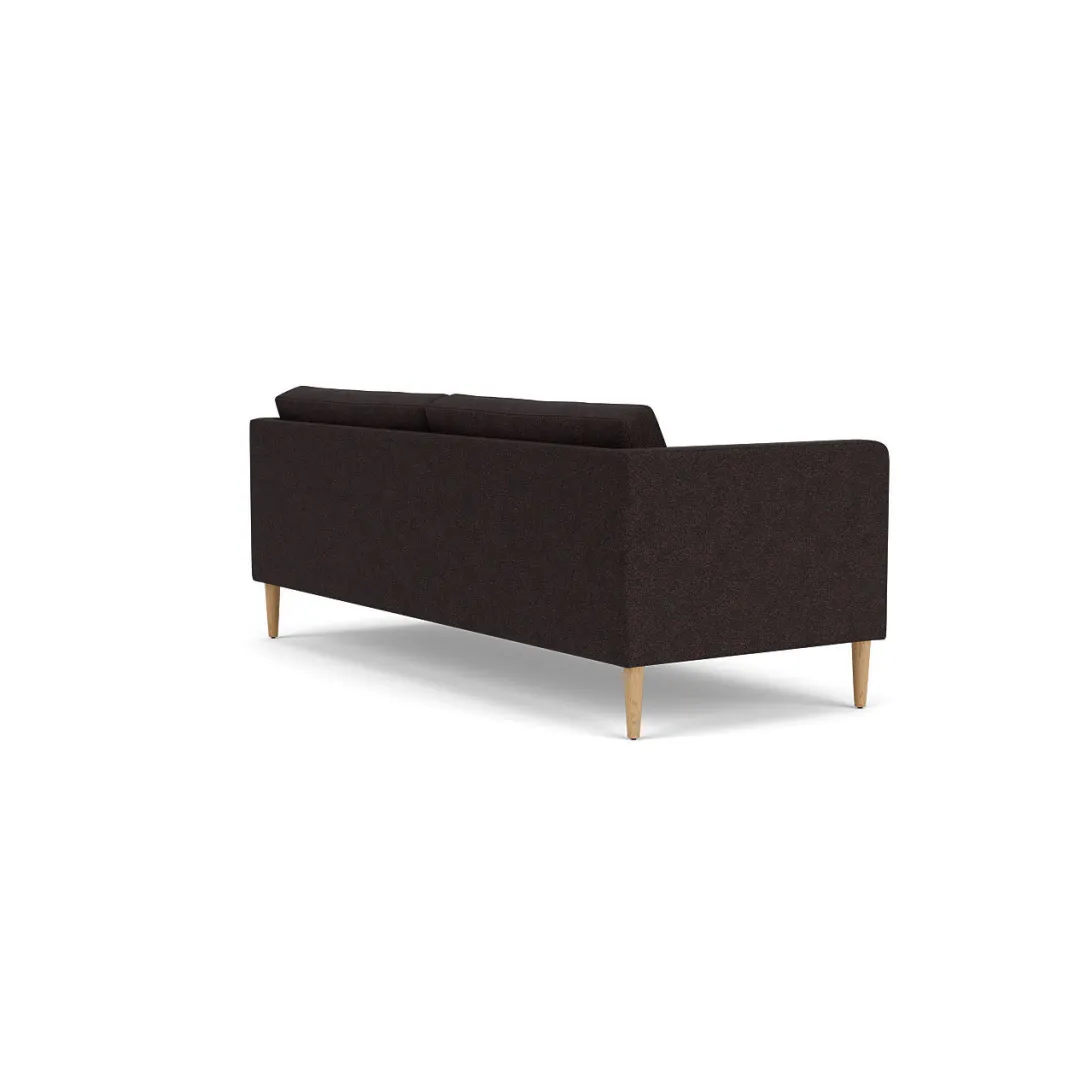 Unit10 L42 Firhøj - 2,5 pers. sofa - Eg - Black-Brown Clearance