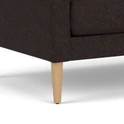 Unit10 L42 Firhøj - 2,5 pers. sofa - Eg - Black-Brown Clearance