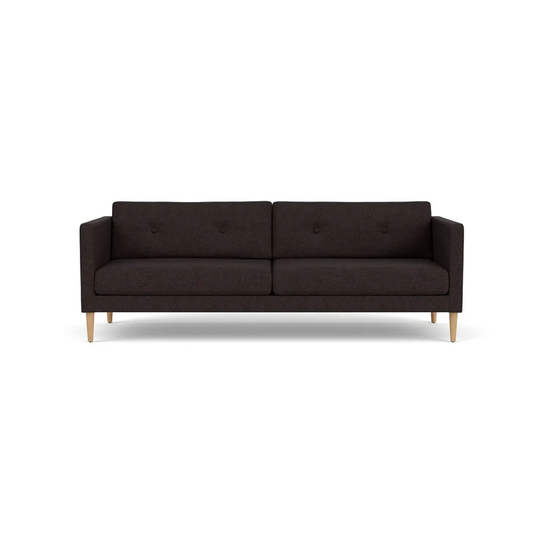 Unit10 L42 Firhøj - 3 pers. sofa - Eg - Black-Brown Best