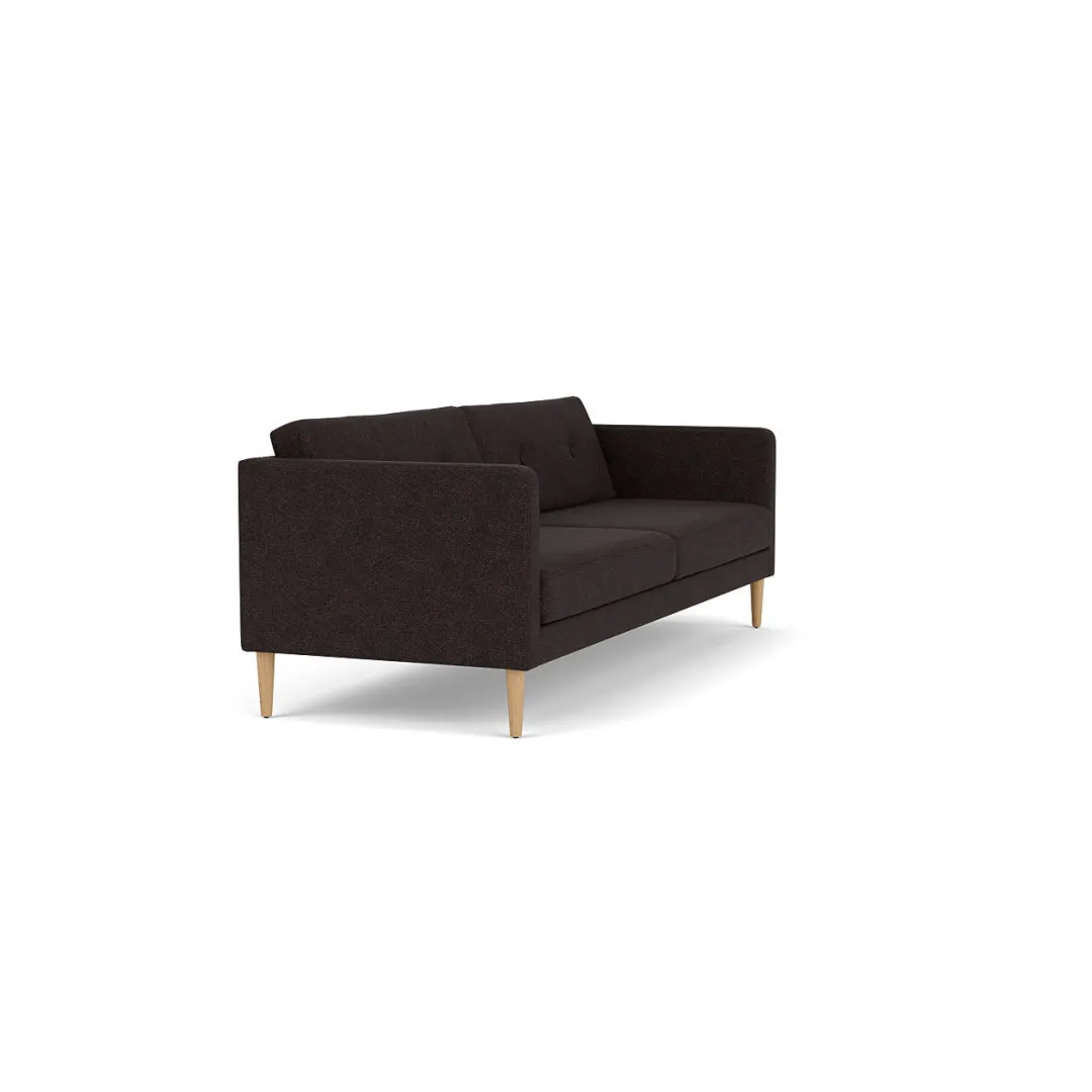 Unit10 L42 Firhøj - 3 pers. sofa - Eg - Black-Brown Best