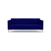 Unit10 L42 Firhøj - 2,5 pers. sofa - Eg - Blue (43) Clearance