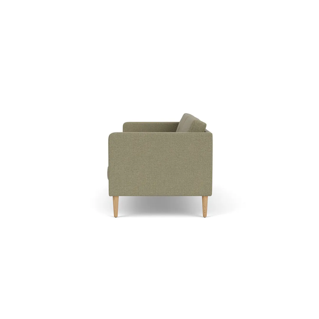 Unit10 L42 Firhøj - 2,5 pers. sofa - Eg - Green (58) Discount