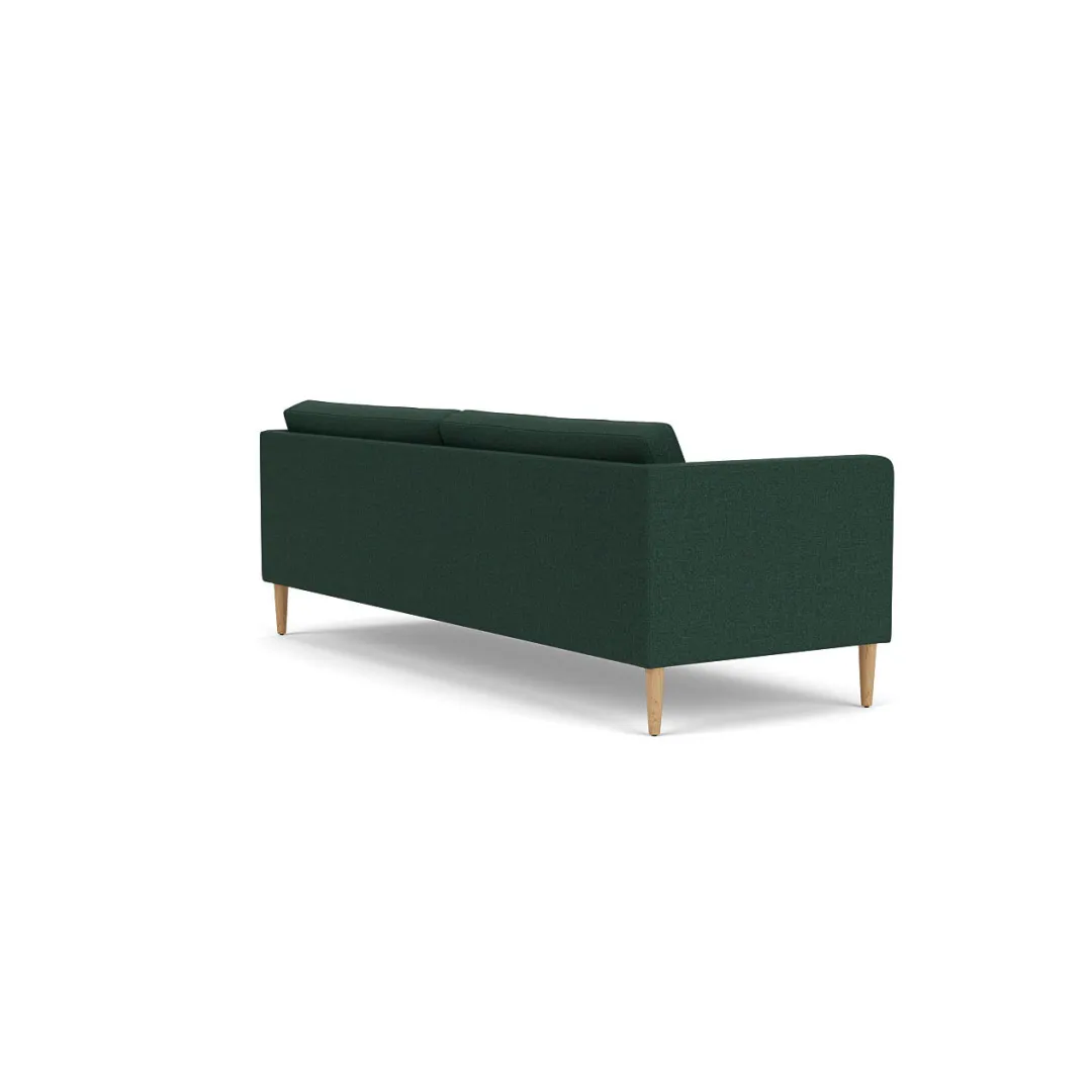 Unit10 L42 Firhøj - 3 pers. sofa - Eg - Green (32) Outlet