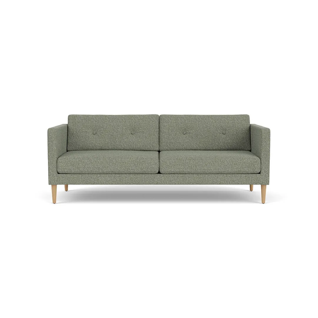 Unit10 L42 Firhøj - 2,5 pers. sofa - Eg - Green-Melange Discount