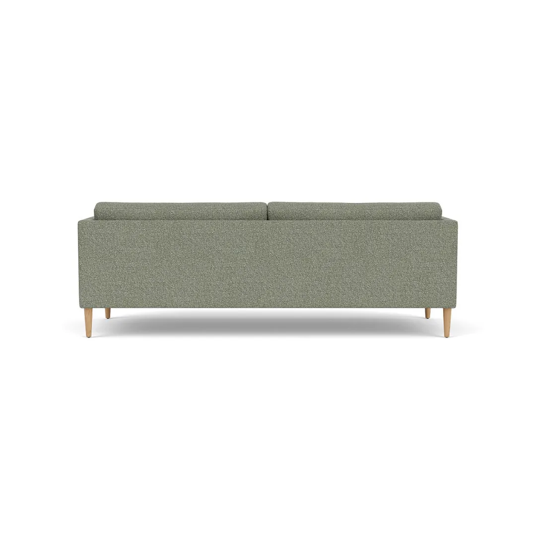 Unit10 L42 Firhøj - 3 pers. sofa - Eg - Green-Melange(56) Hot