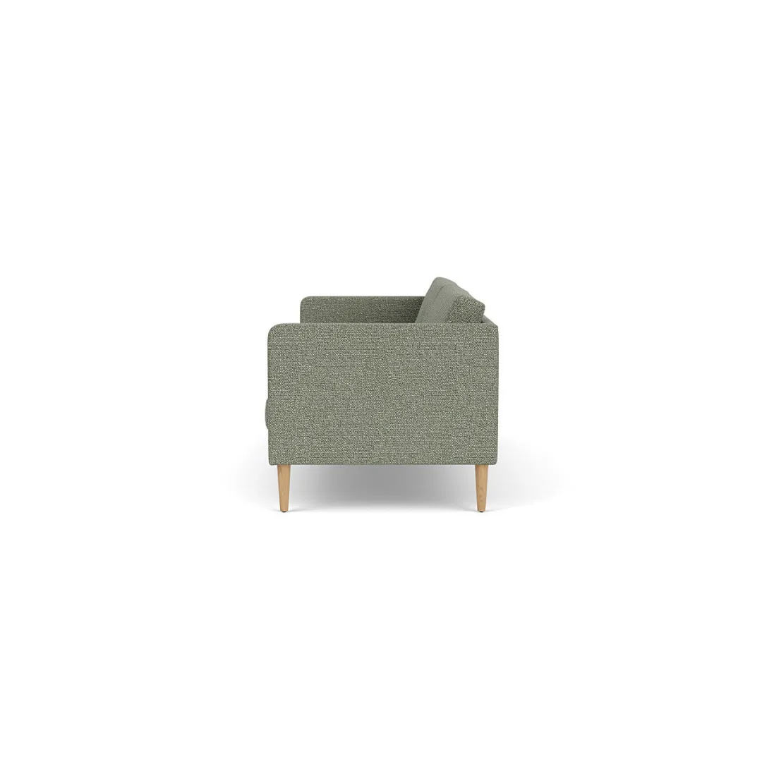 Unit10 L42 Firhøj - 3 pers. sofa - Eg - Green-Melange(56) Hot