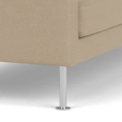 Unit10 L42 Firhøj - 2,5 pers. sofa - Stål - Beige (61252) Online