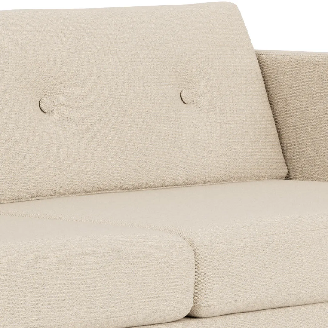 Unit10 L42 Firhøj - 2,5 pers. sofa - Stål - Beige (90) Sale