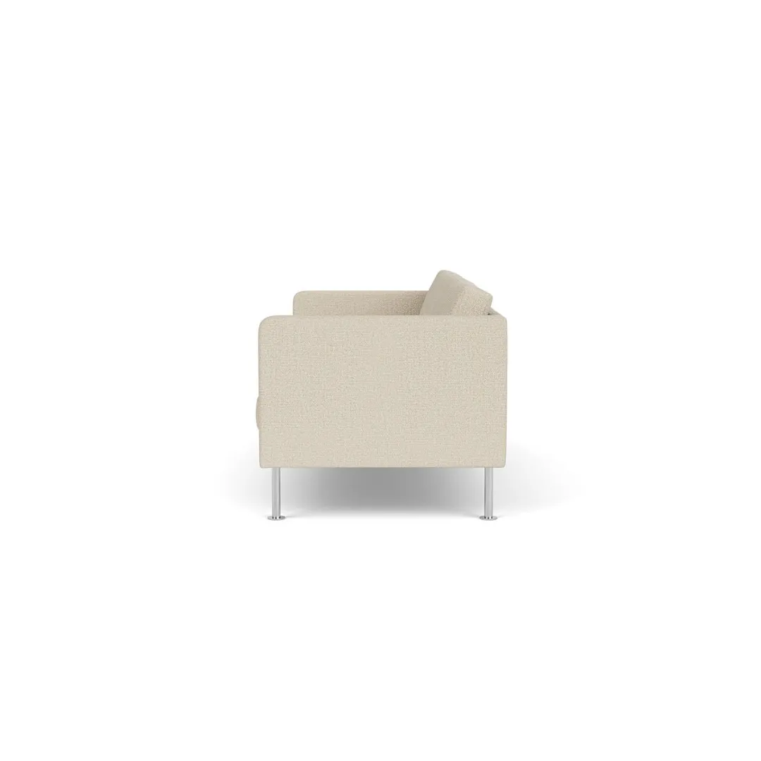 Unit10 L42 Firhøj - 2,5 pers. sofa - Stål - Beige (00) Clearance
