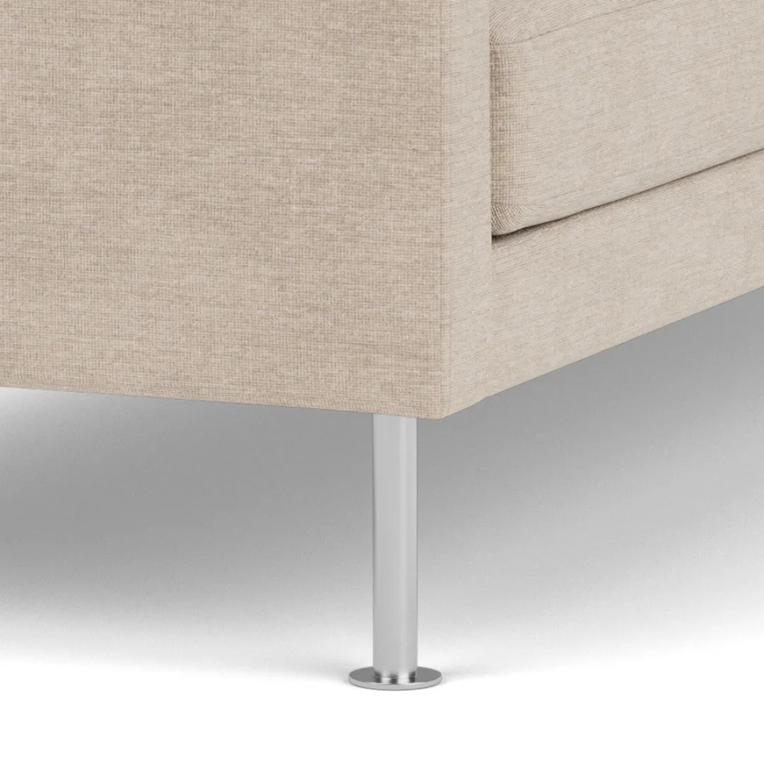 Unit10 L42 Firhøj - 2,5 pers. sofa - Stål - Beige (213) Online