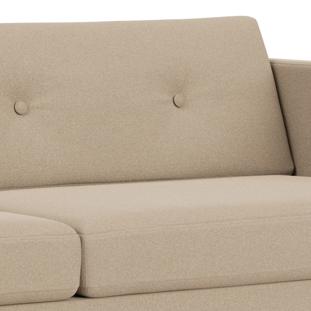 Unit10 L42 Firhøj - 3 pers. sofa - Stål - Beige (61252) New
