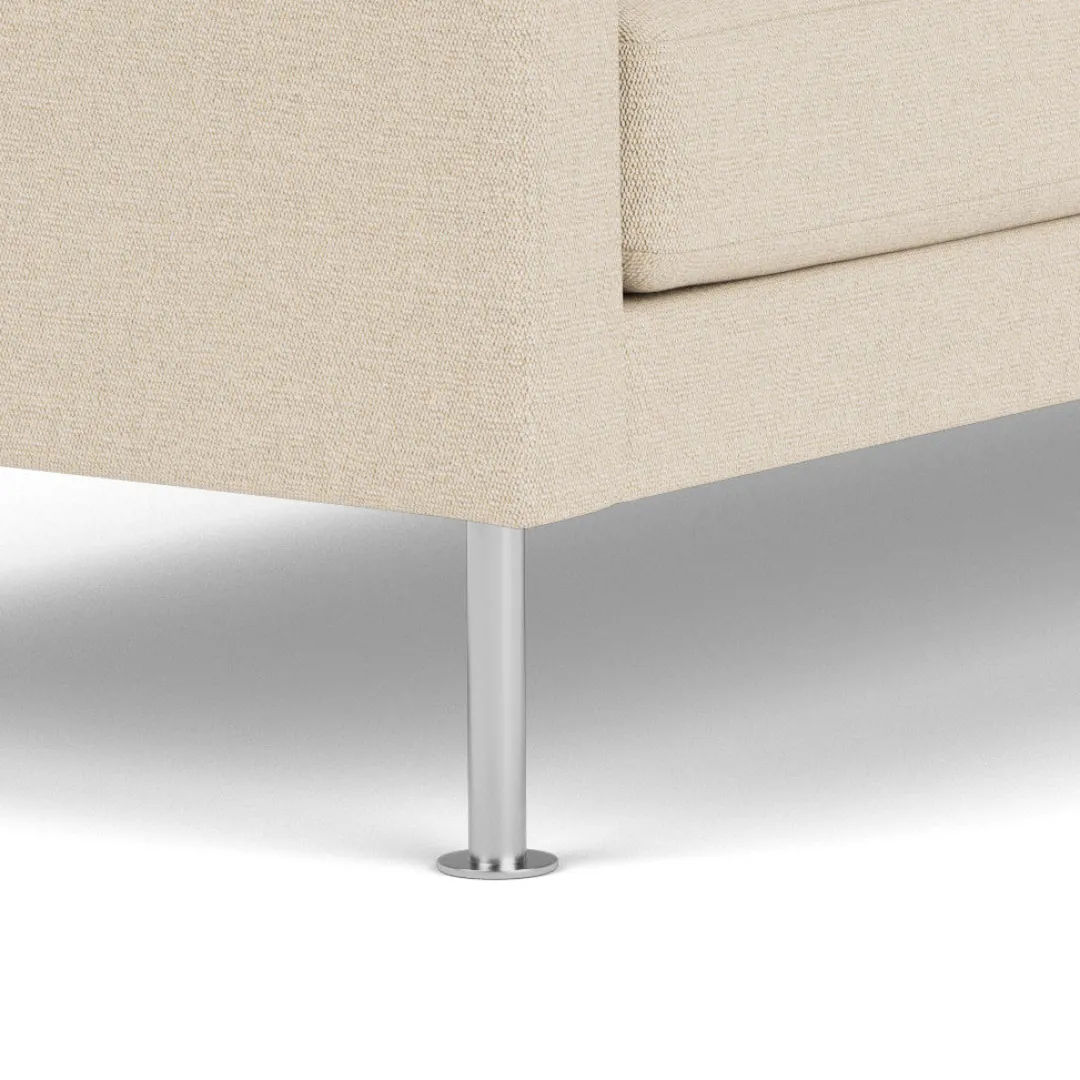 Unit10 L42 Firhøj - 3 pers. sofa - Stål - Beige (90)